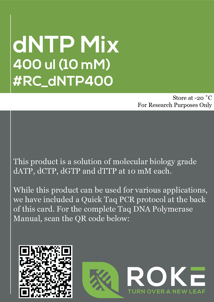 dNTP Mix - Roke Biotechnologies